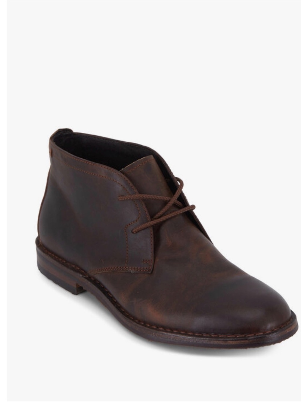 TRASK Brady Brown Oiled Leather Chukka Boot